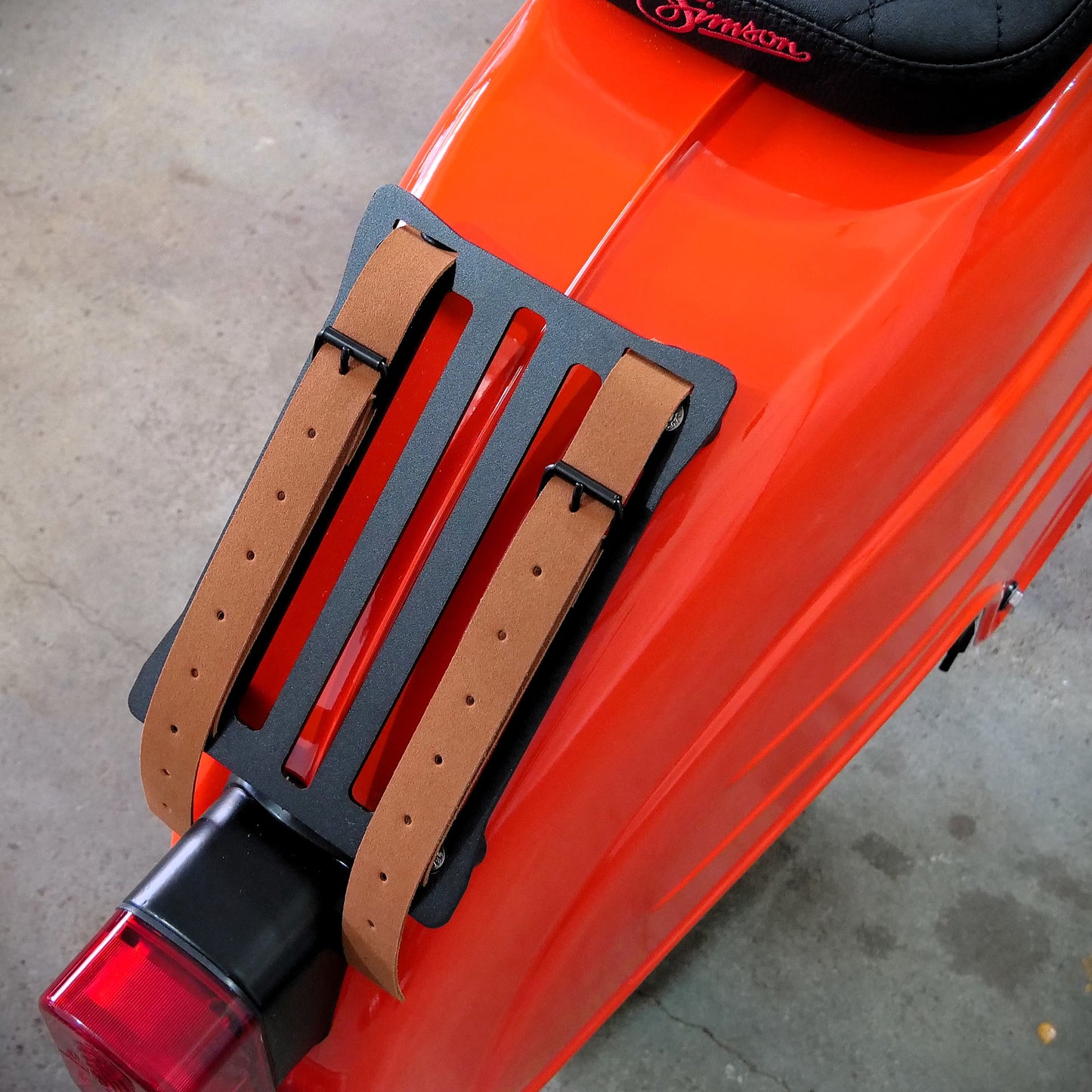 Simson Schwalbe Gepäckträger Leder v1