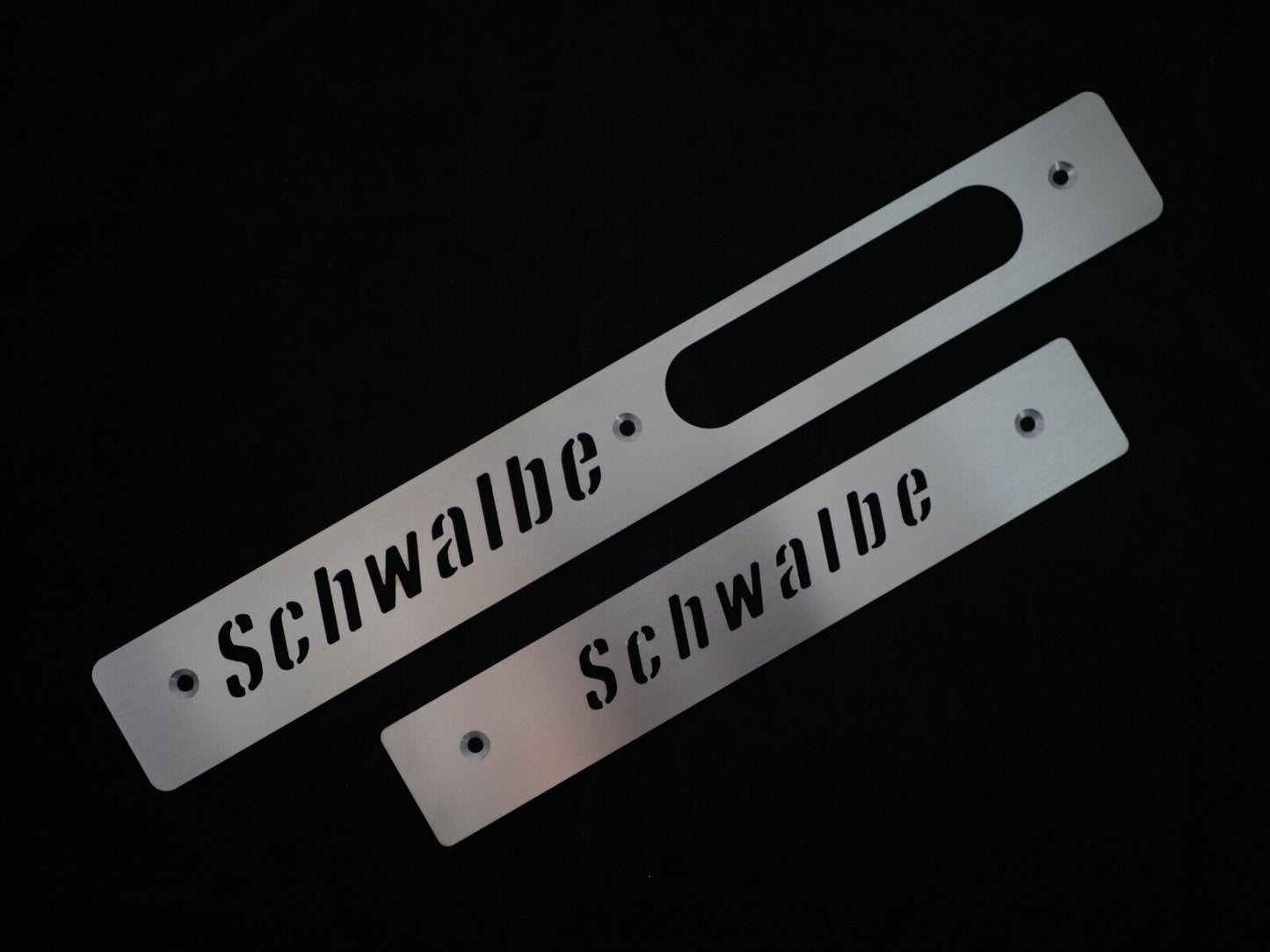 Schwalbe Scheuerleisten Edelstahl Hochglanz