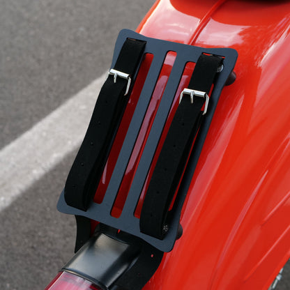 Simson Schwalbe Gepäckträger Leder v1 schwarz