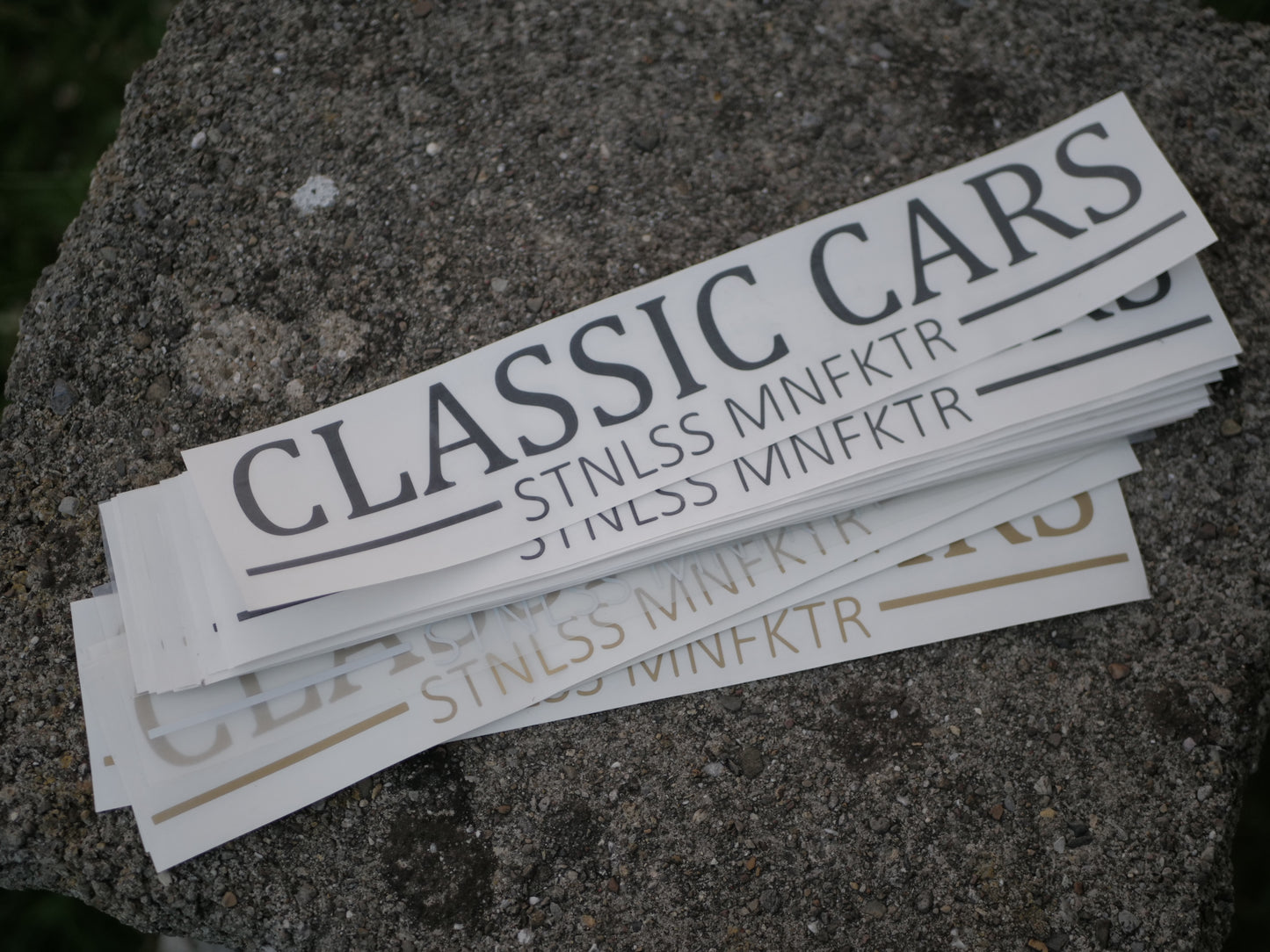 CLASSIC CARS STICKER