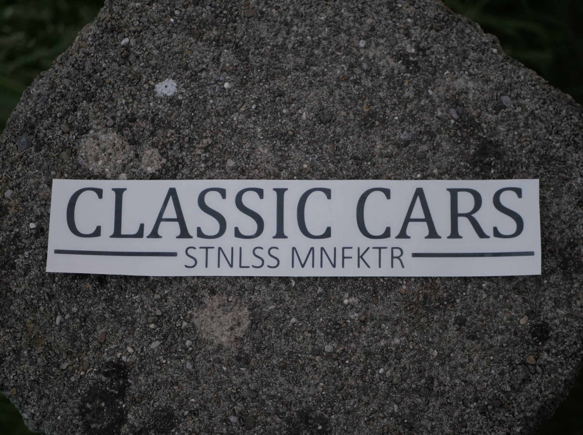 CLASSIC CARS STICKER