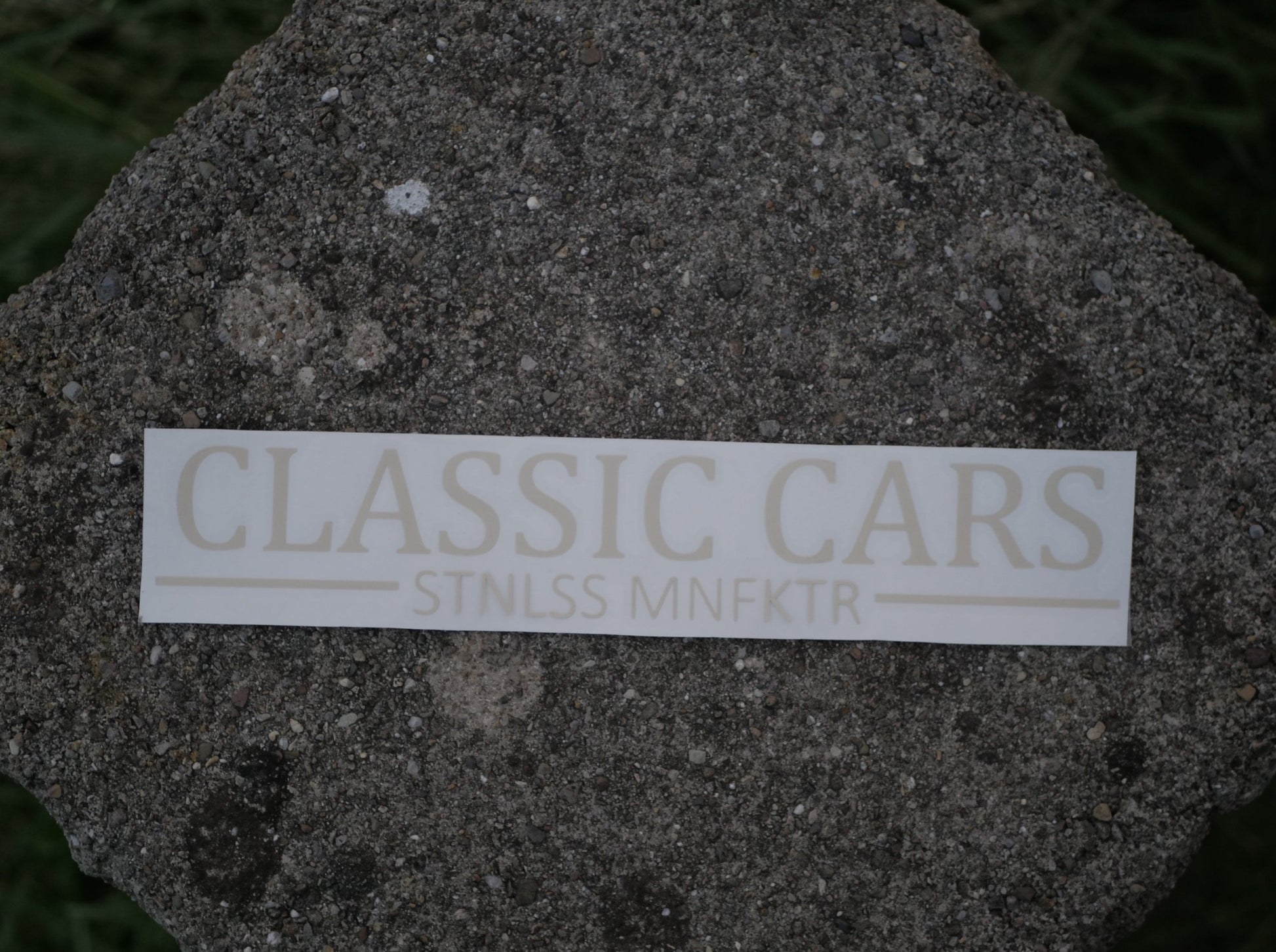 CLASSIC CARS STICKER