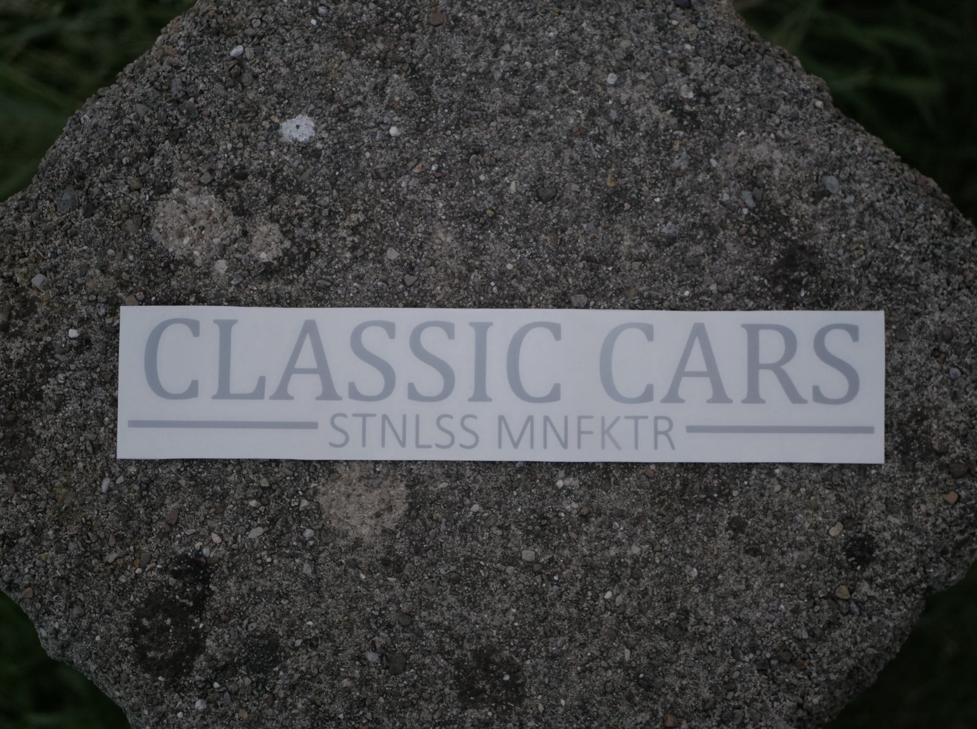 CLASSIC CARS STICKER