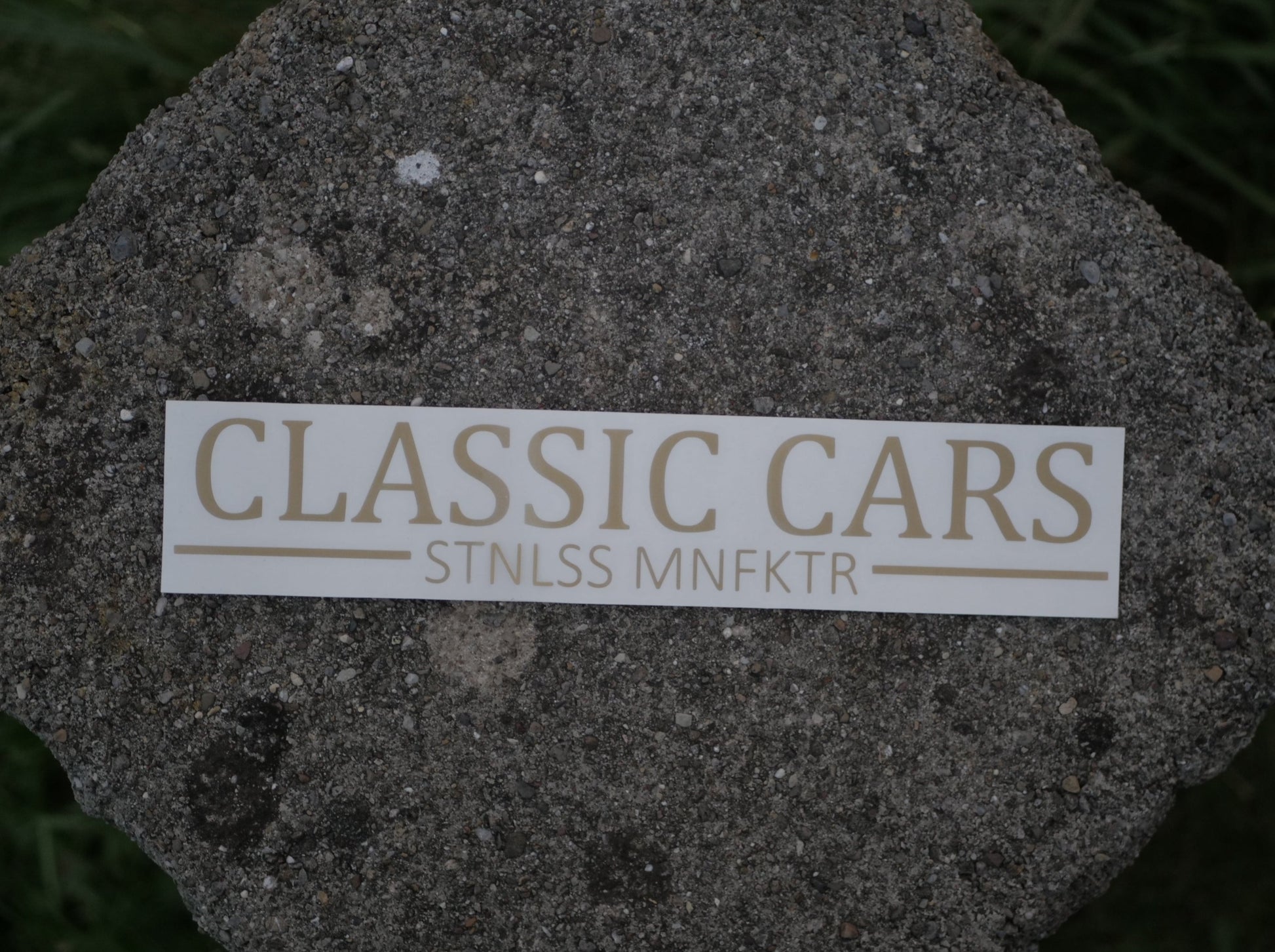 CLASSIC CARS STICKER