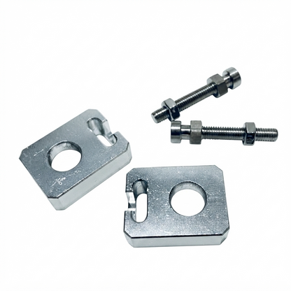 Simson Kettenspanner Silber Skala CNC gefräst