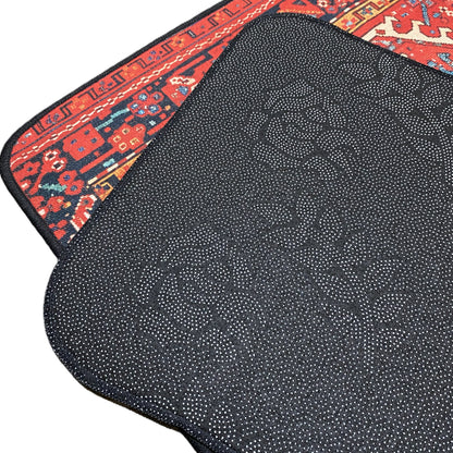 Vintage Autofußmatten rot im Perser-Teppich-Look – 4-teilig & universal