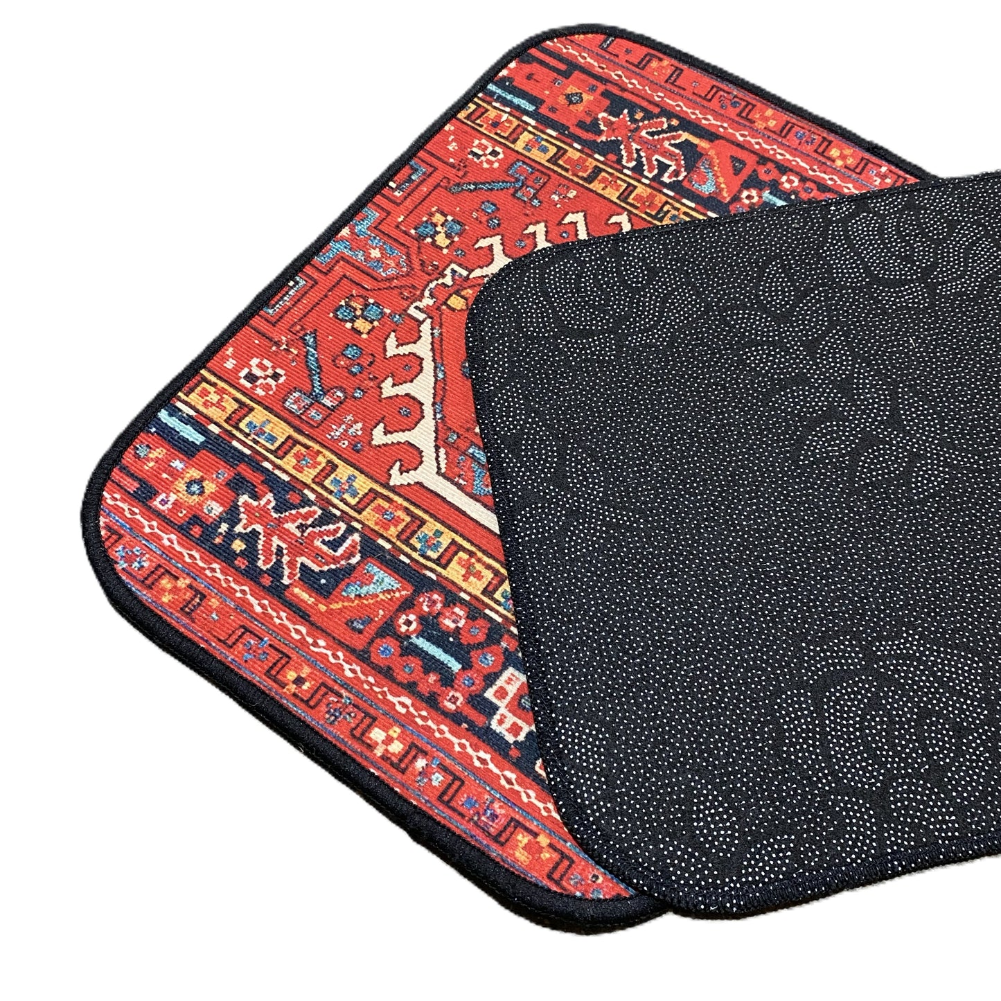 Vintage Autofußmatten rot im Perser-Teppich-Look – 4-teilig & universal