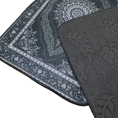 Vintage Autofußmatten schwarz im Perser-Teppich-Look – 4-teilig & universal