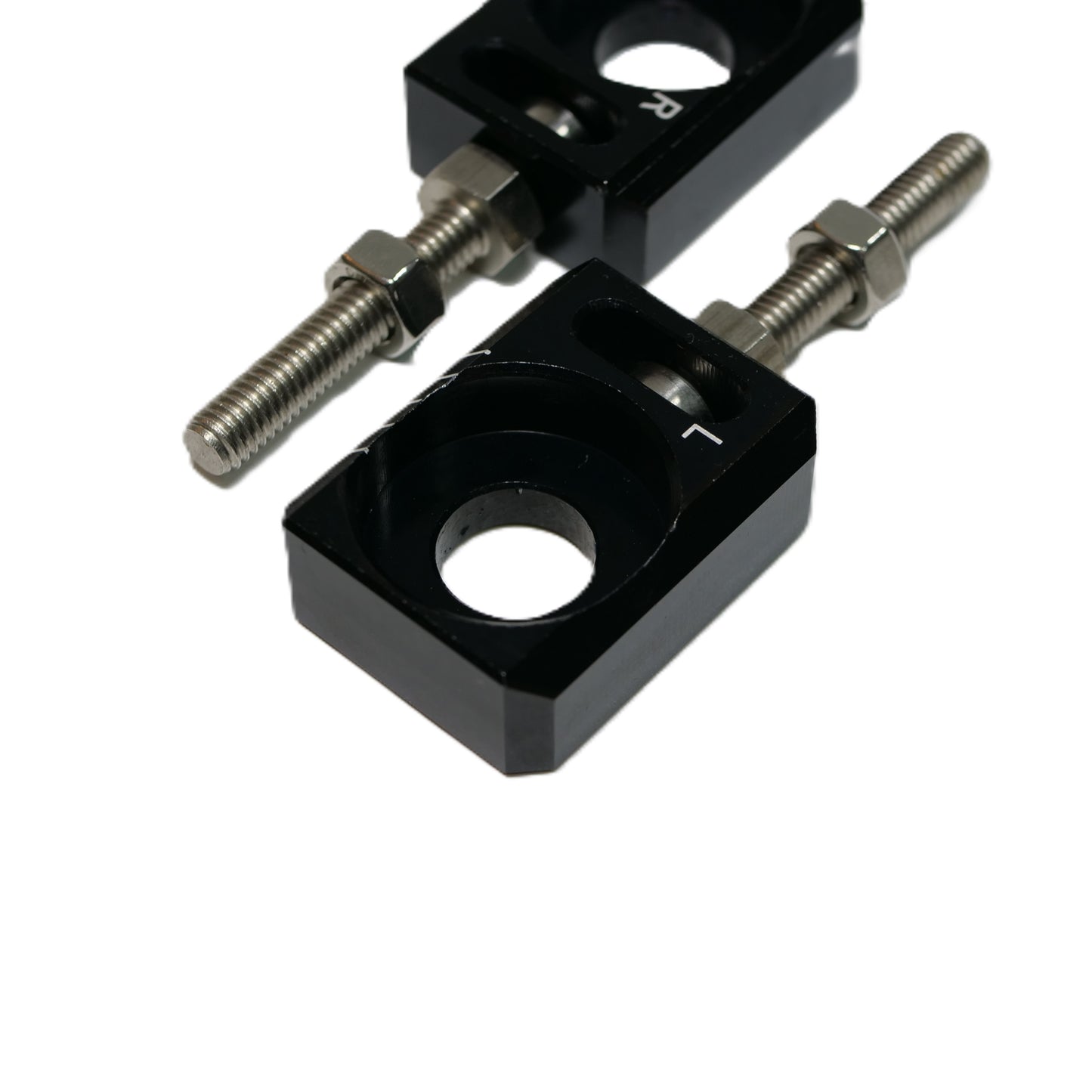 Simson Kettenspanner Schwarz Skala CNC gefräst