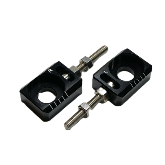 Simson Kettenspanner Schwarz Skala CNC gefräst